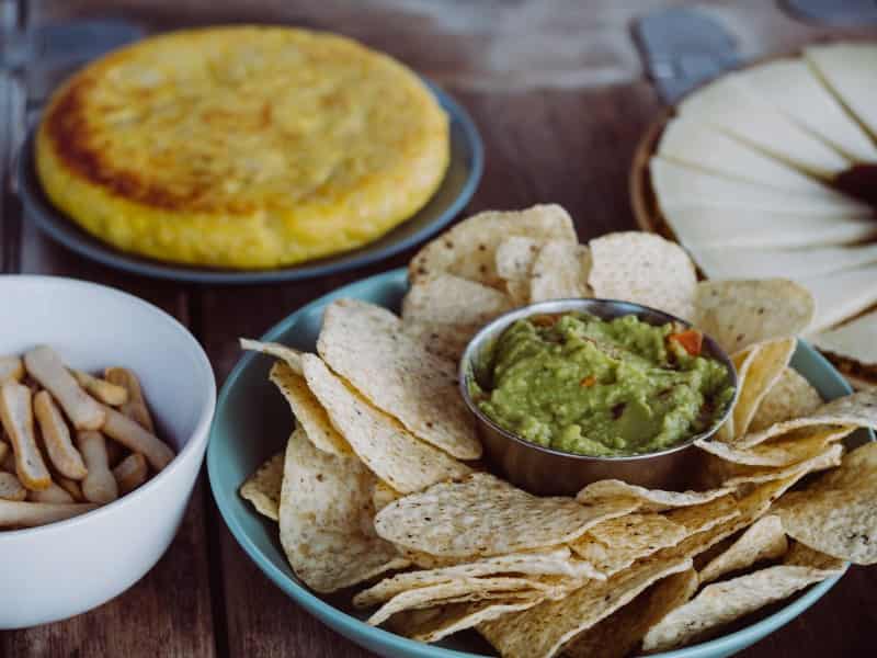Comida saludable en barco