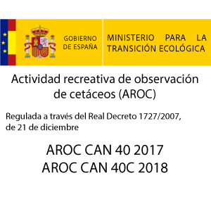 Certificado Actividad recreativa de observación de cetáceos (AROC)